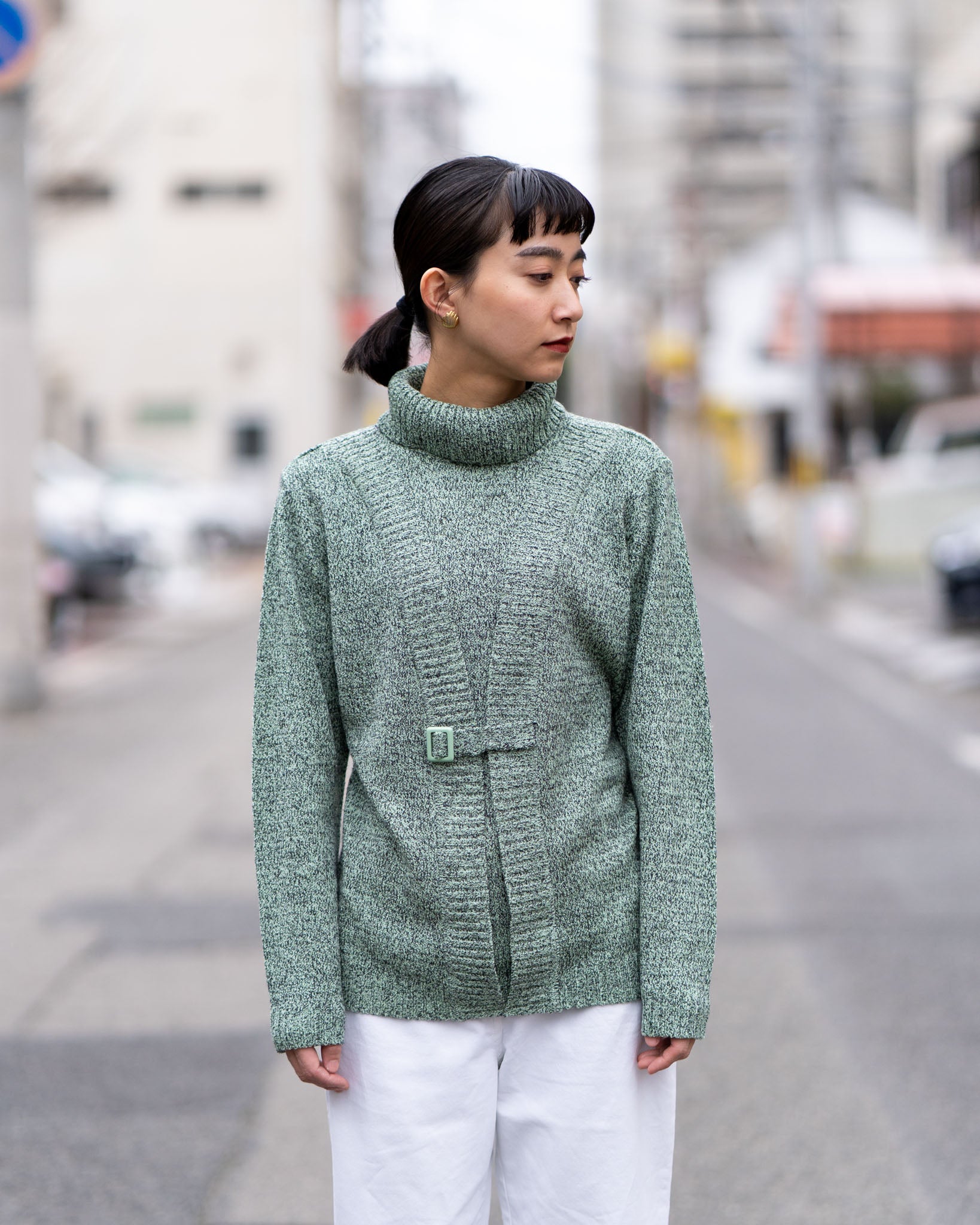 【OLIVIER FTRELLI】design knit vintage 90sトップス