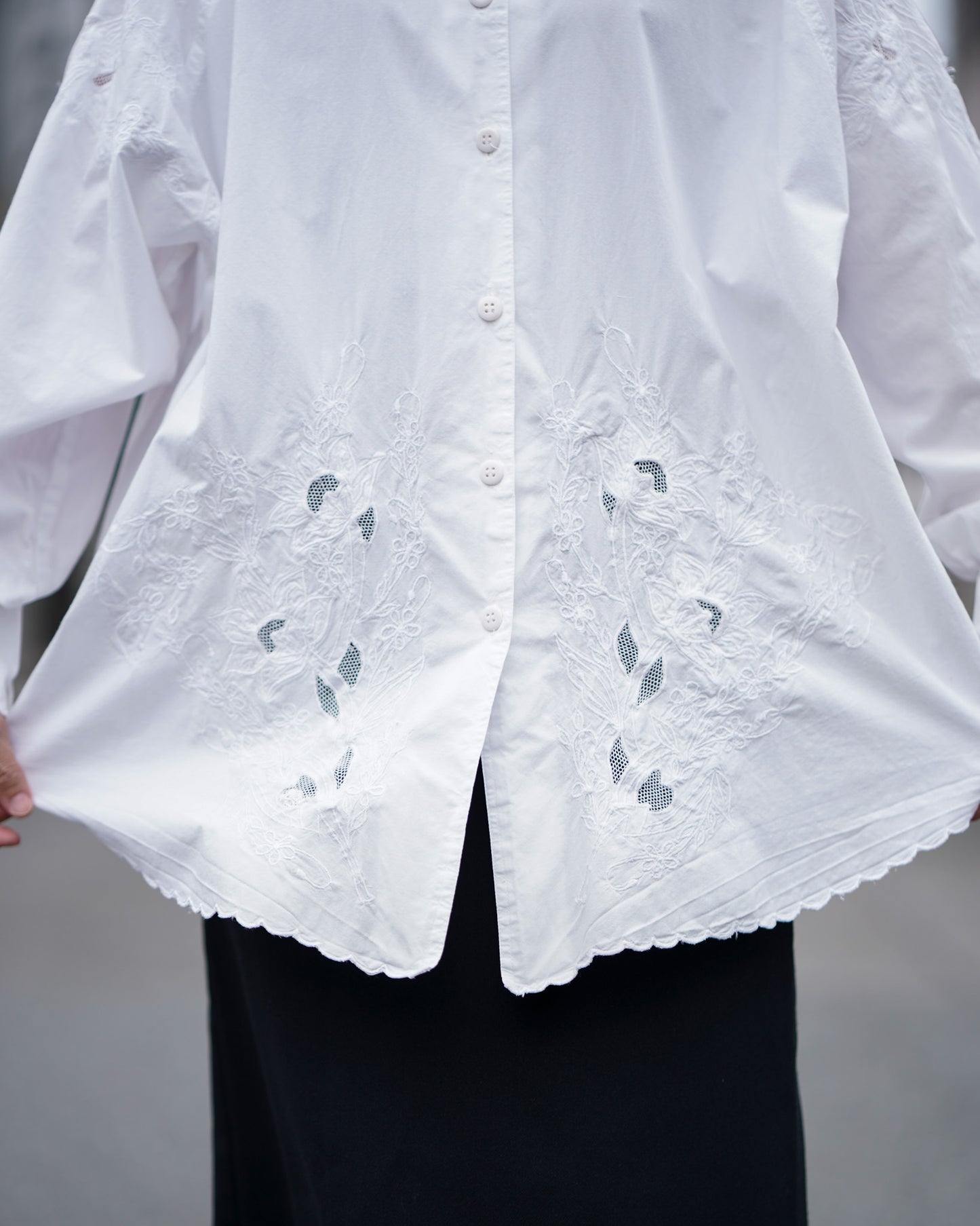 Flower Designed Blouse