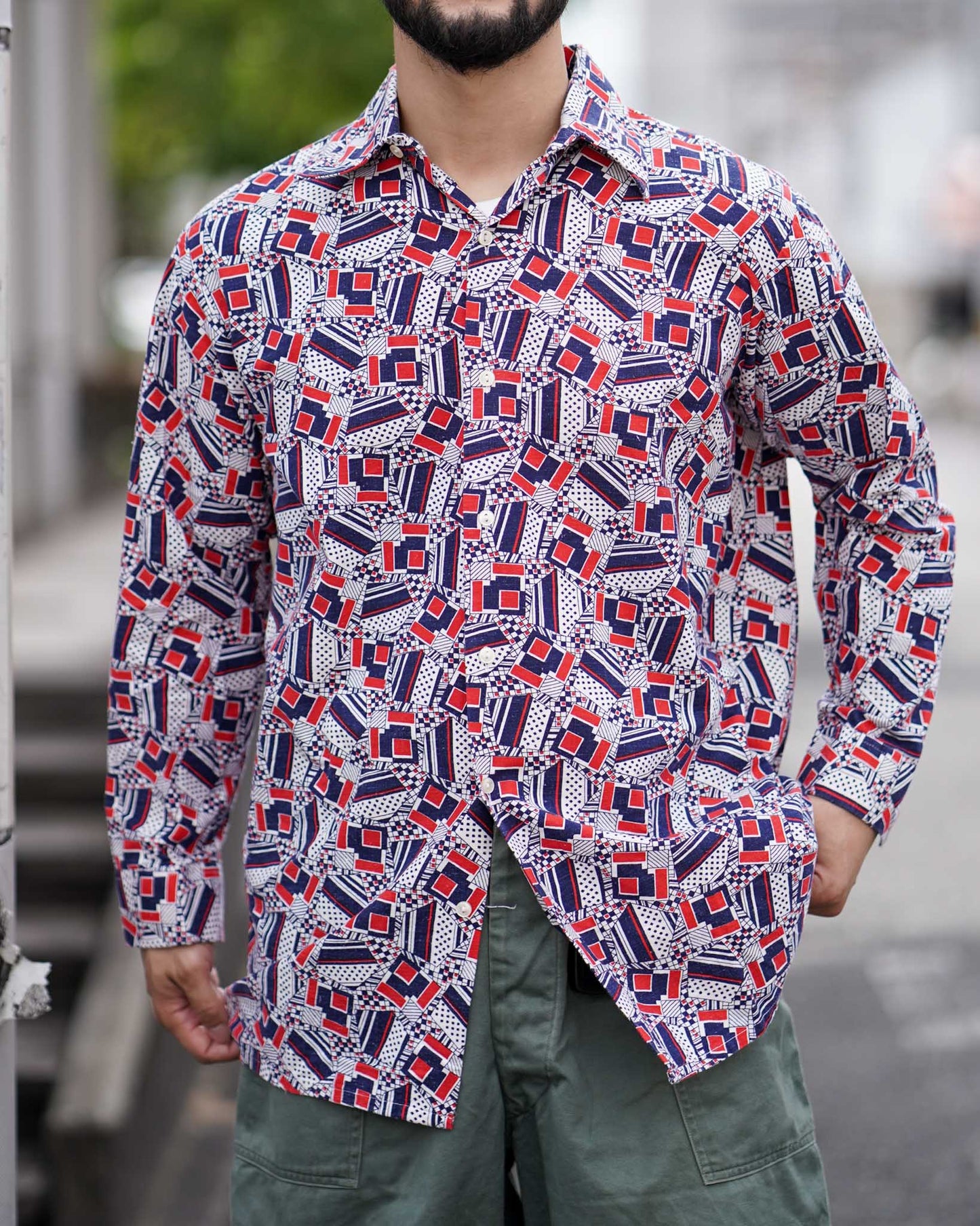 Geometric Pattern Shirt