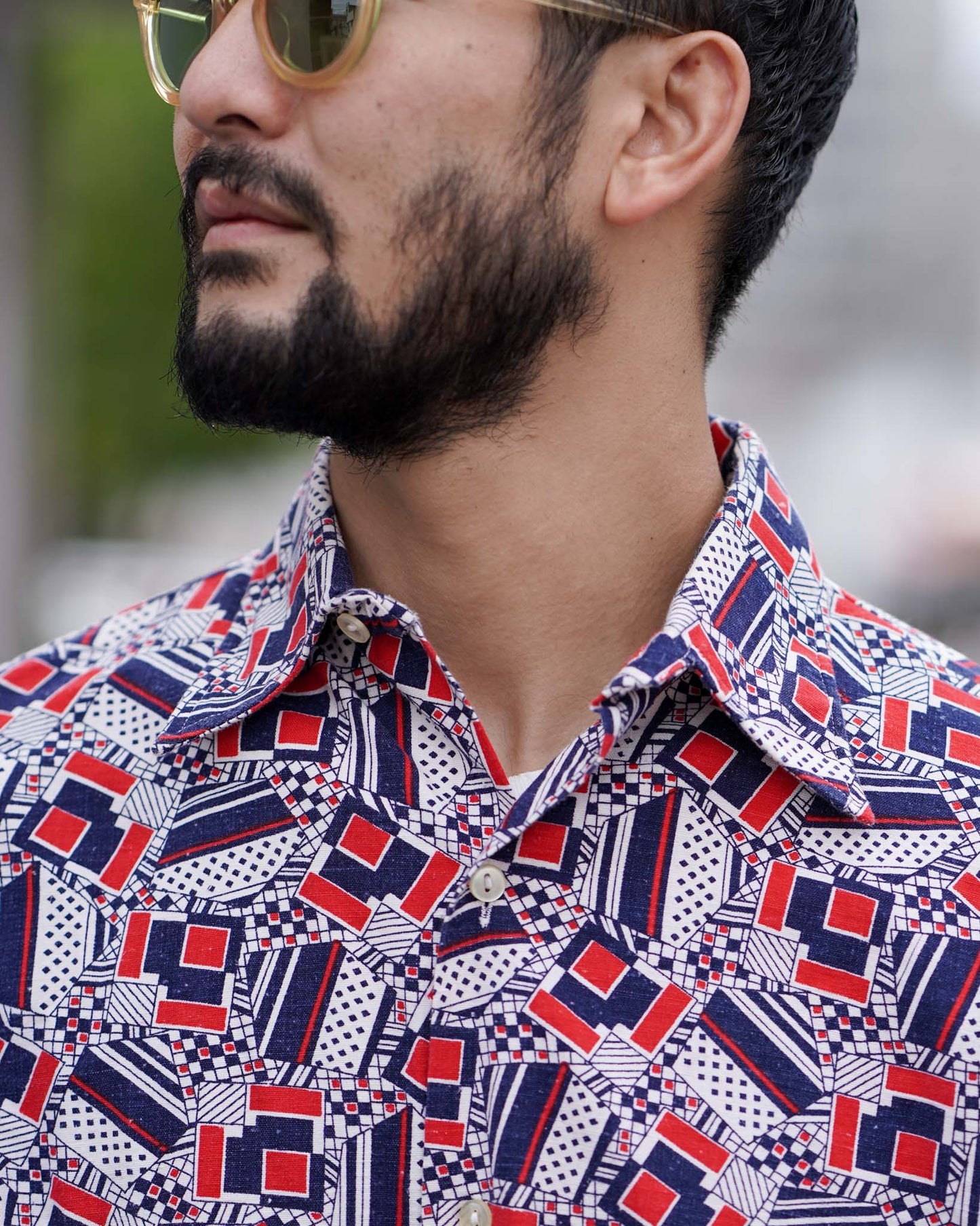 Geometric Pattern Shirt