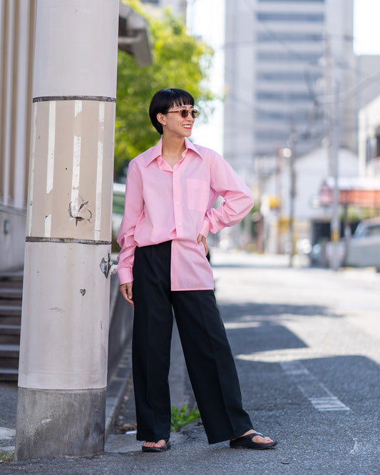 70s pink long sleeve shirt