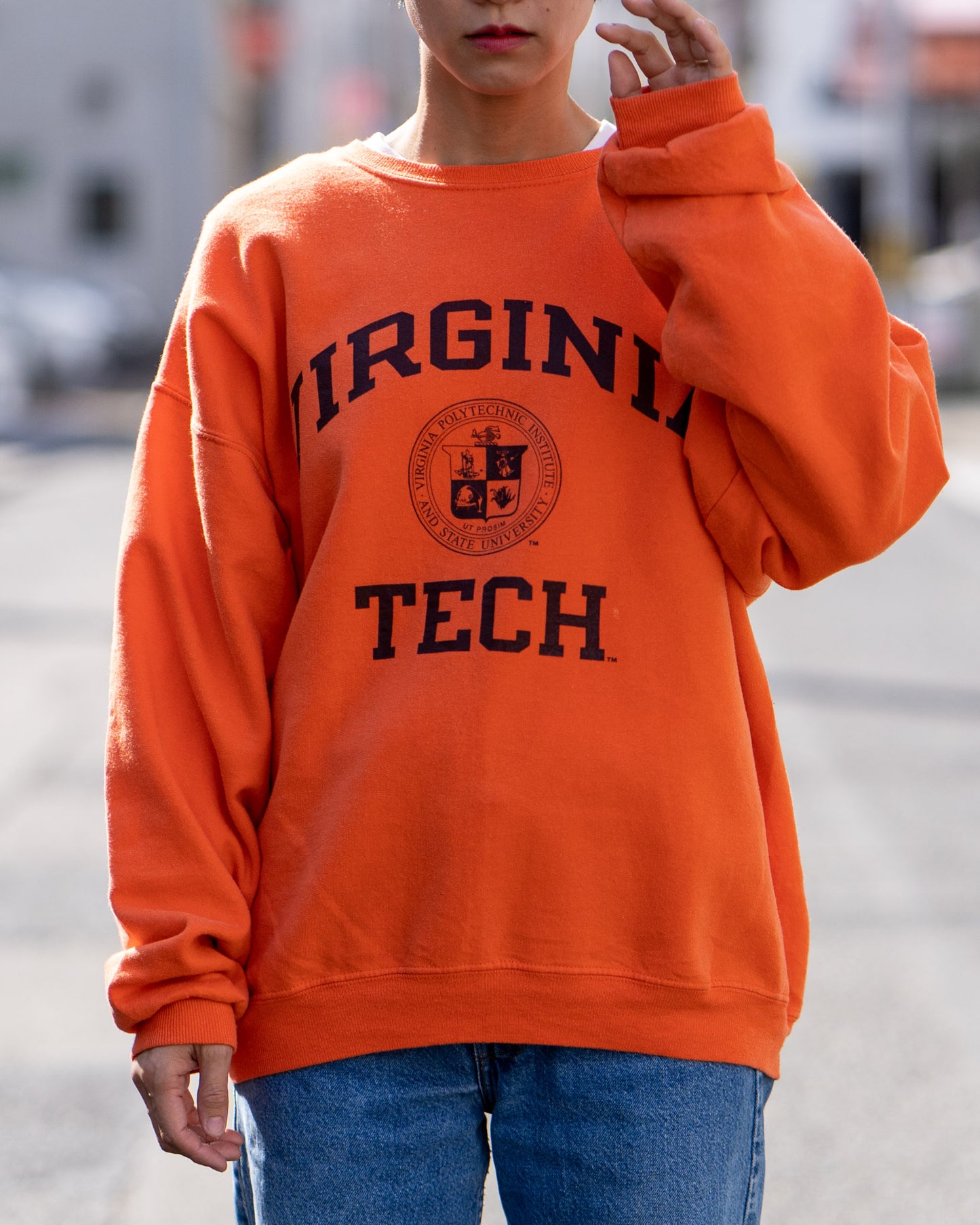 90s College Logo Sweat