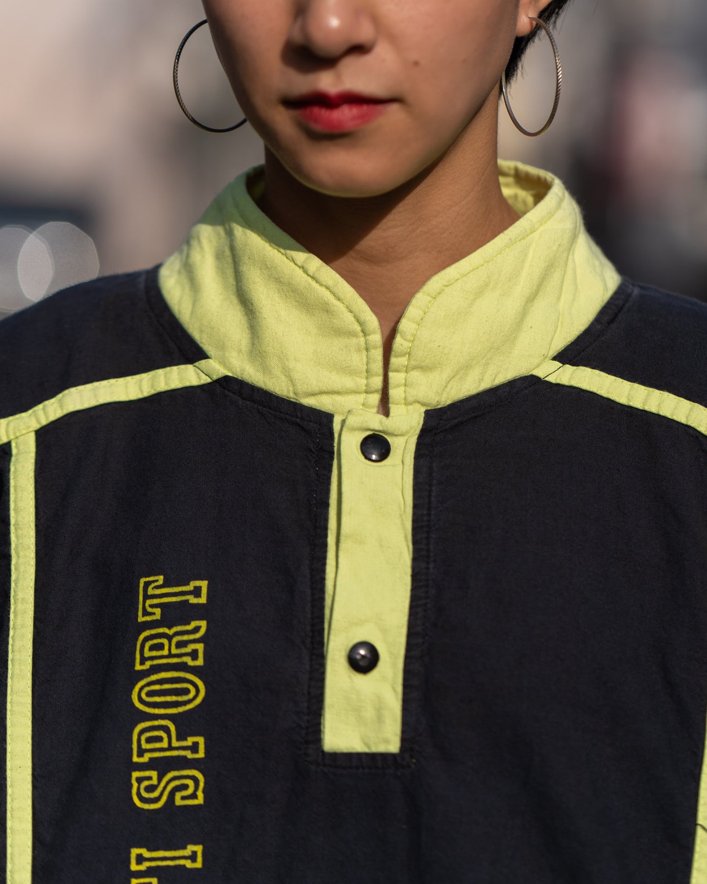 Yellow Pullover Jacket