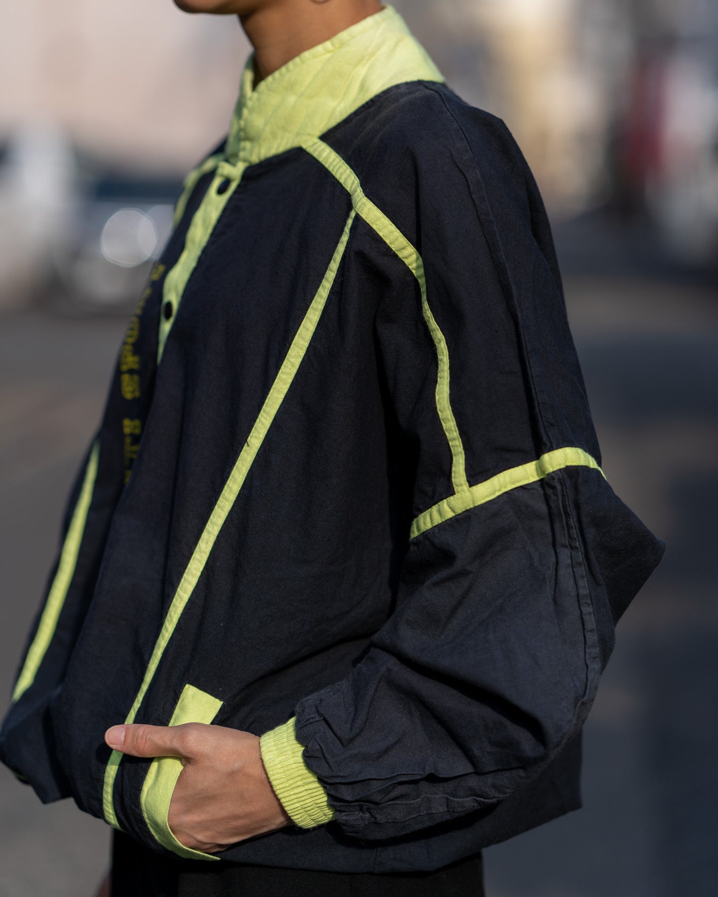 Yellow Pullover Jacket