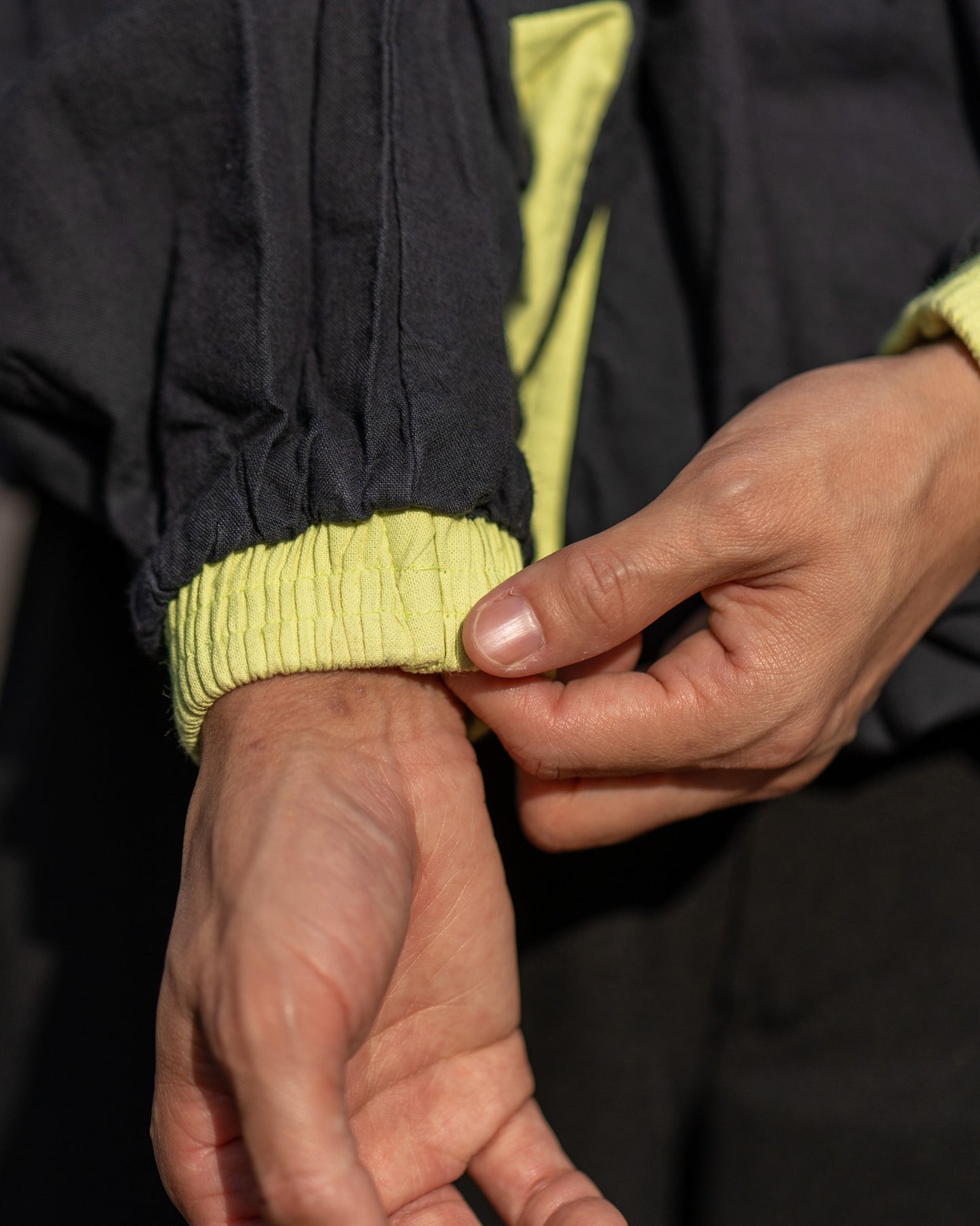 Yellow Pullover Jacket