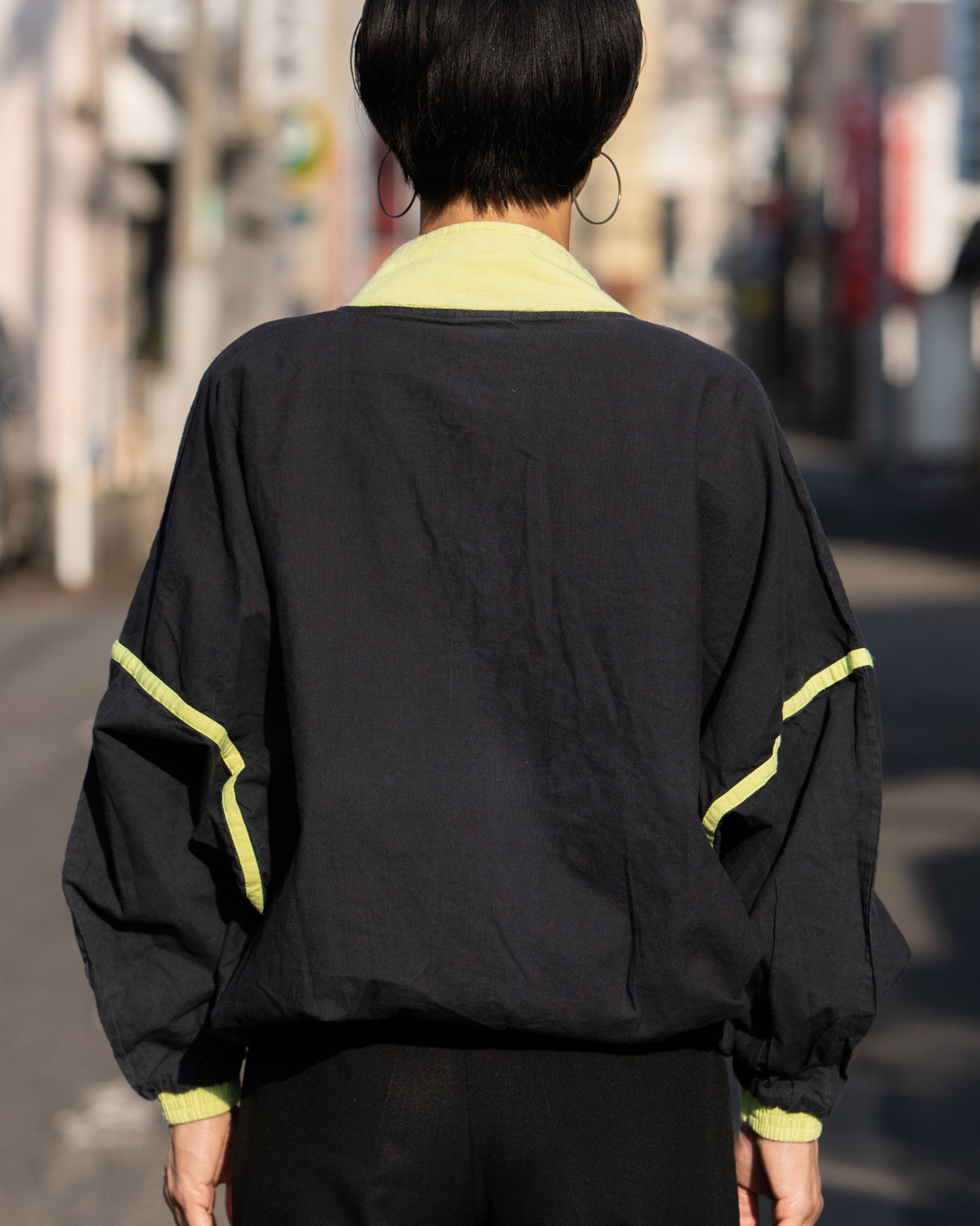 Yellow Pullover Jacket