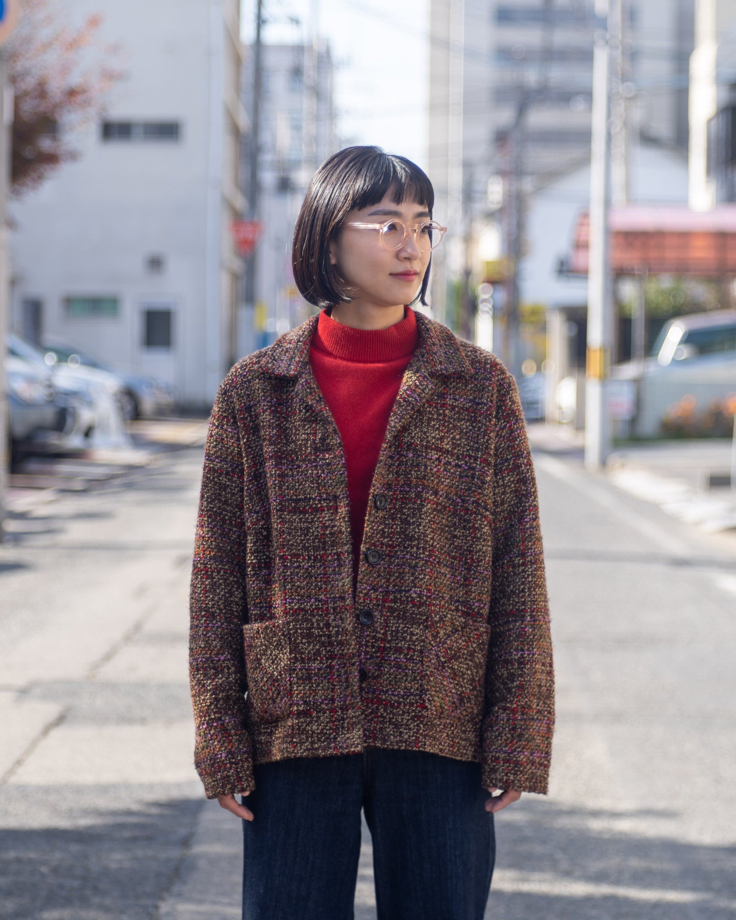 Multi color tweed Jacket