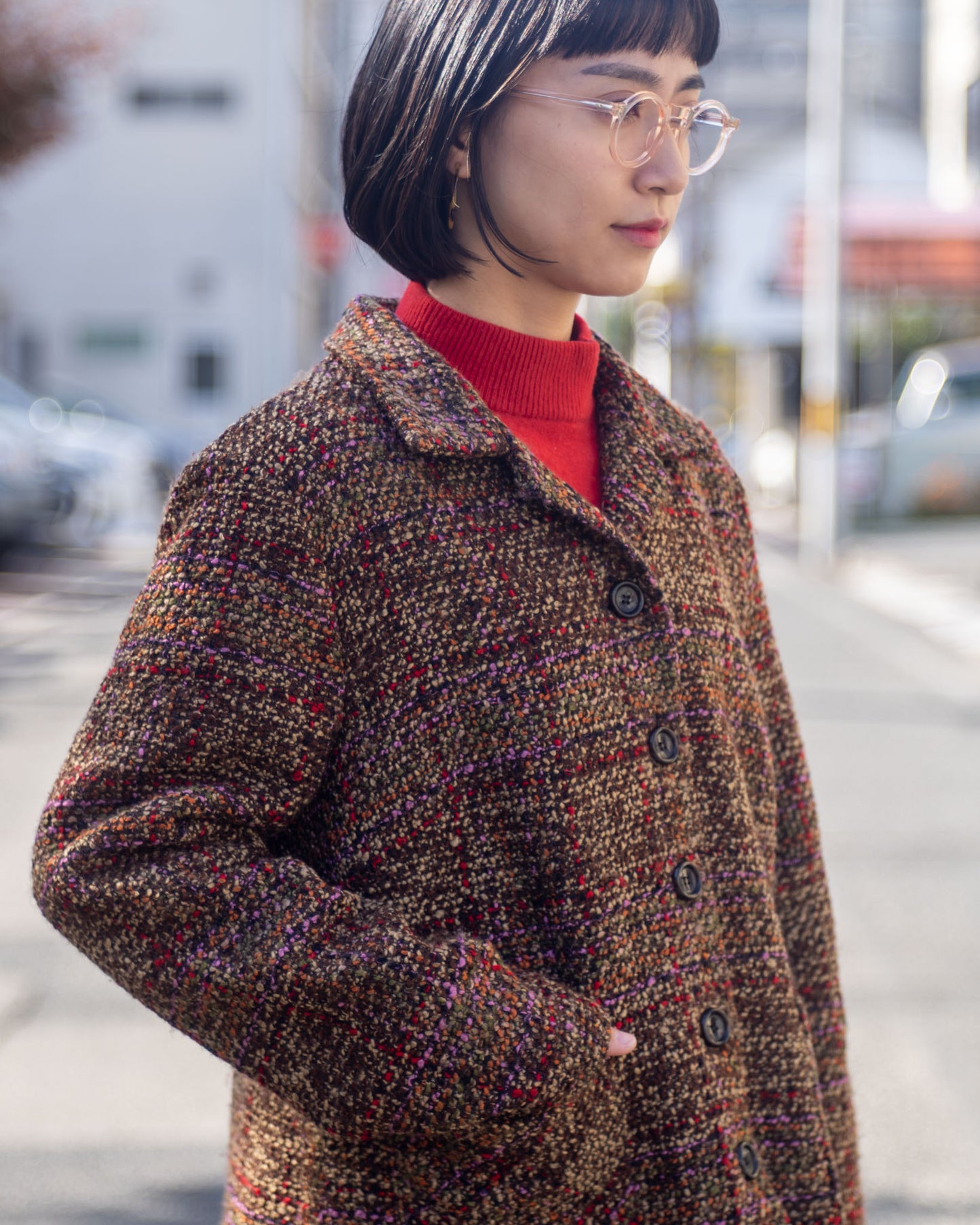 Multi color tweed Jacket