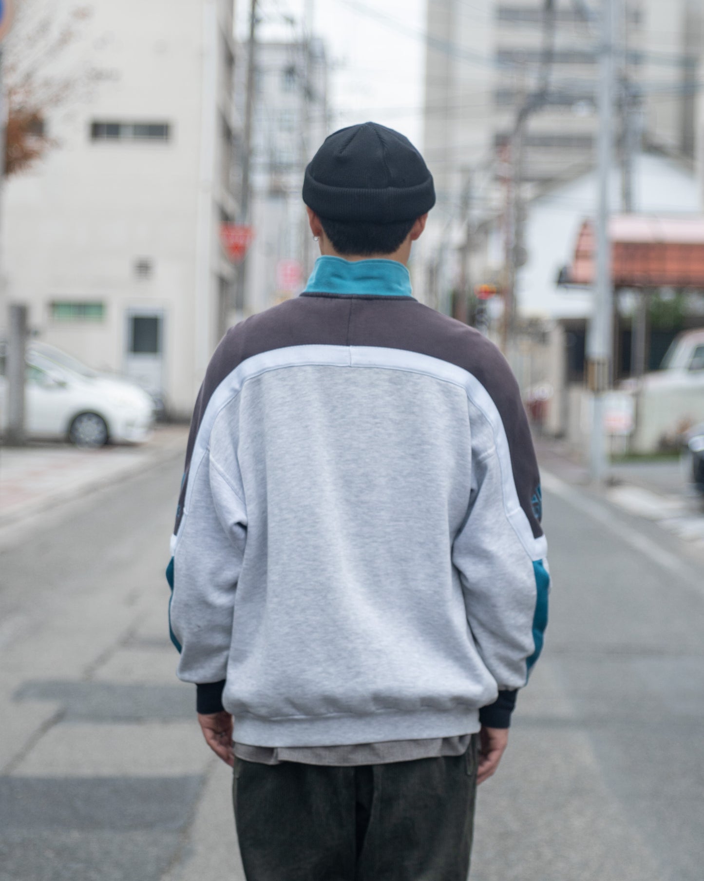 90s adidas Half zip sweat