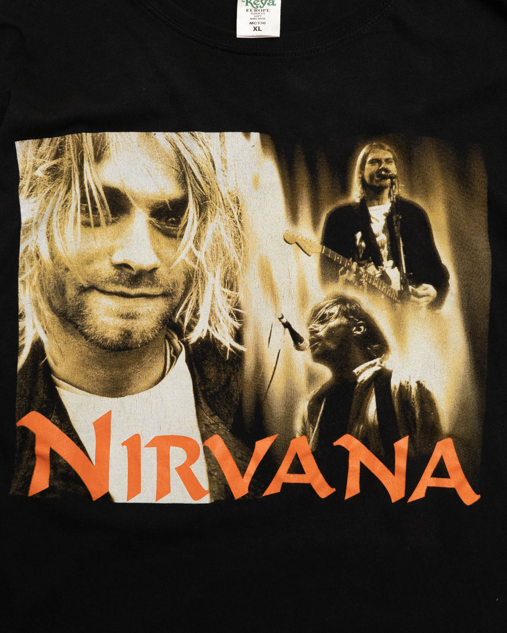 90s NIRVANA Euro boot Kurt Cobain - Tシャツ/カットソー(半袖/袖なし)